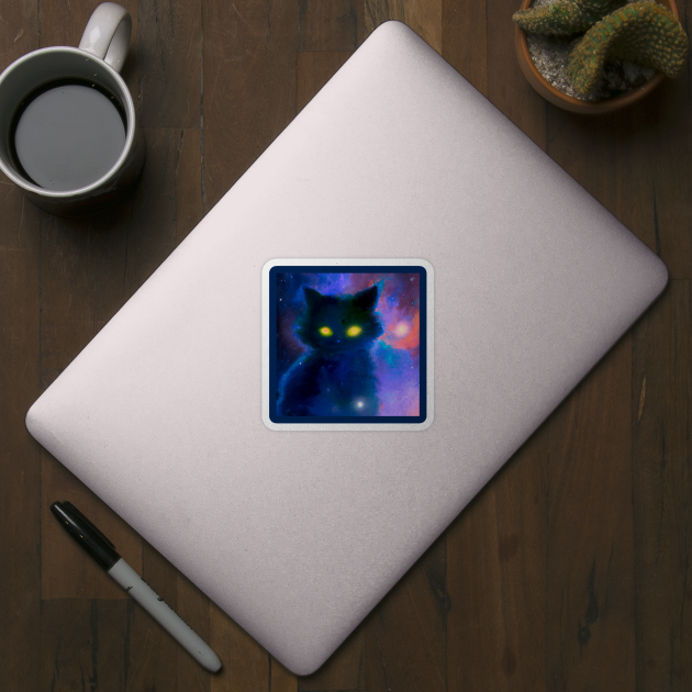 Cosmos Cat is Always Watching by Star Scrunch